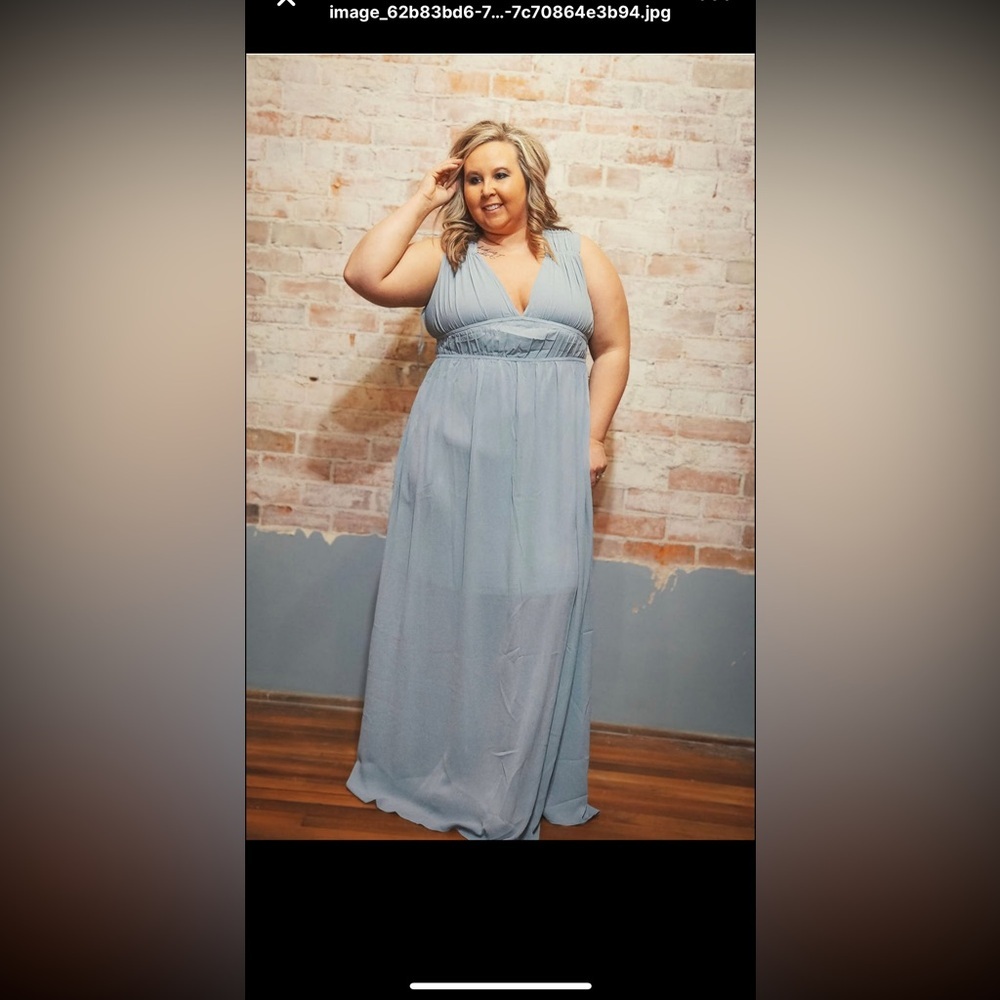 River chiffon dress